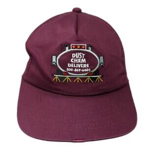 Dust Chem Delivers Slideback 5 Panel Cap Red One Size Headliner By Vernon